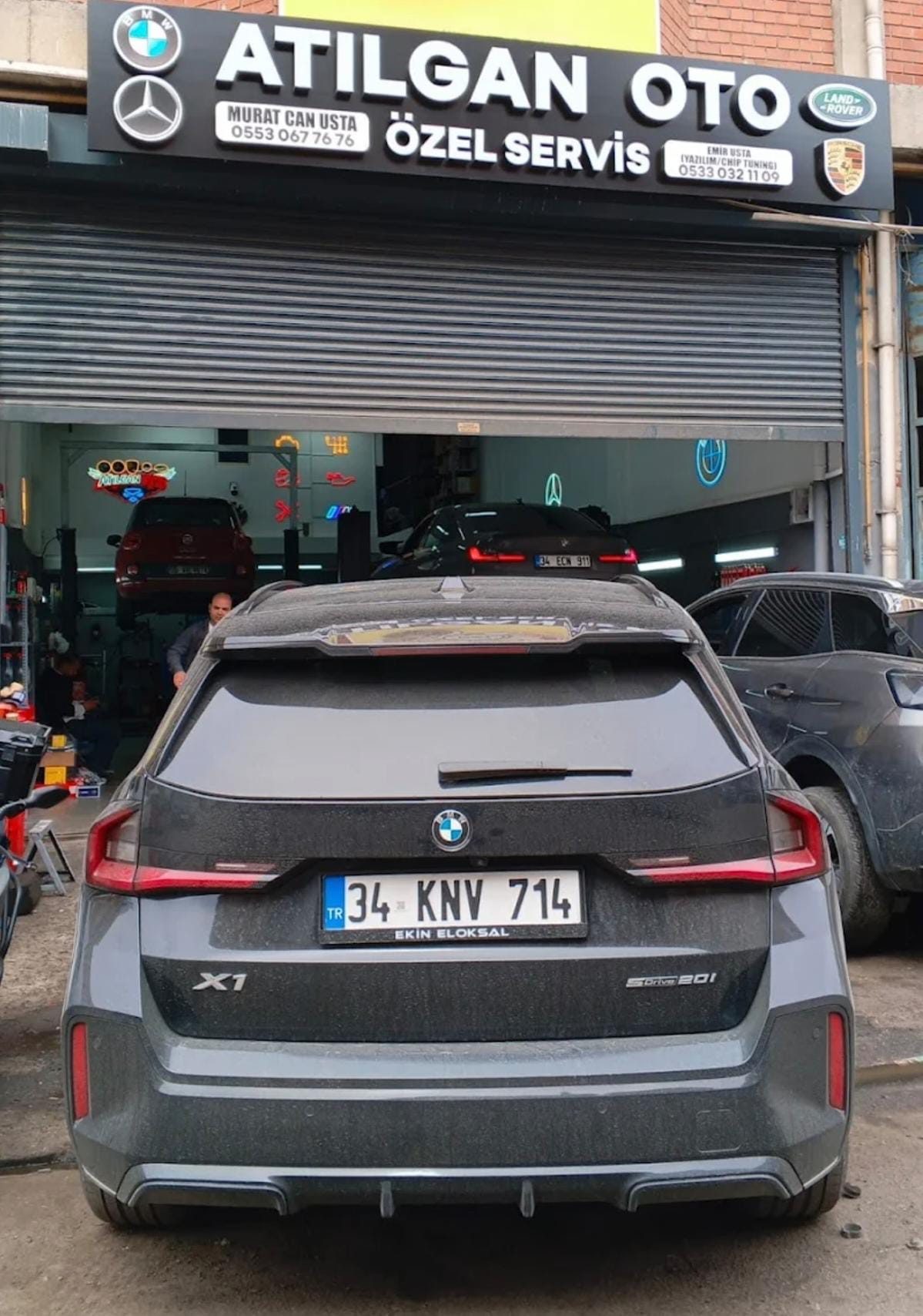 Atılgan Oto servis dış görünümü